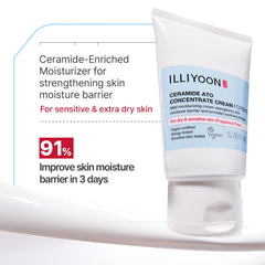Illiyoon ceramide capsules close-up highlighting barrier repair benefit