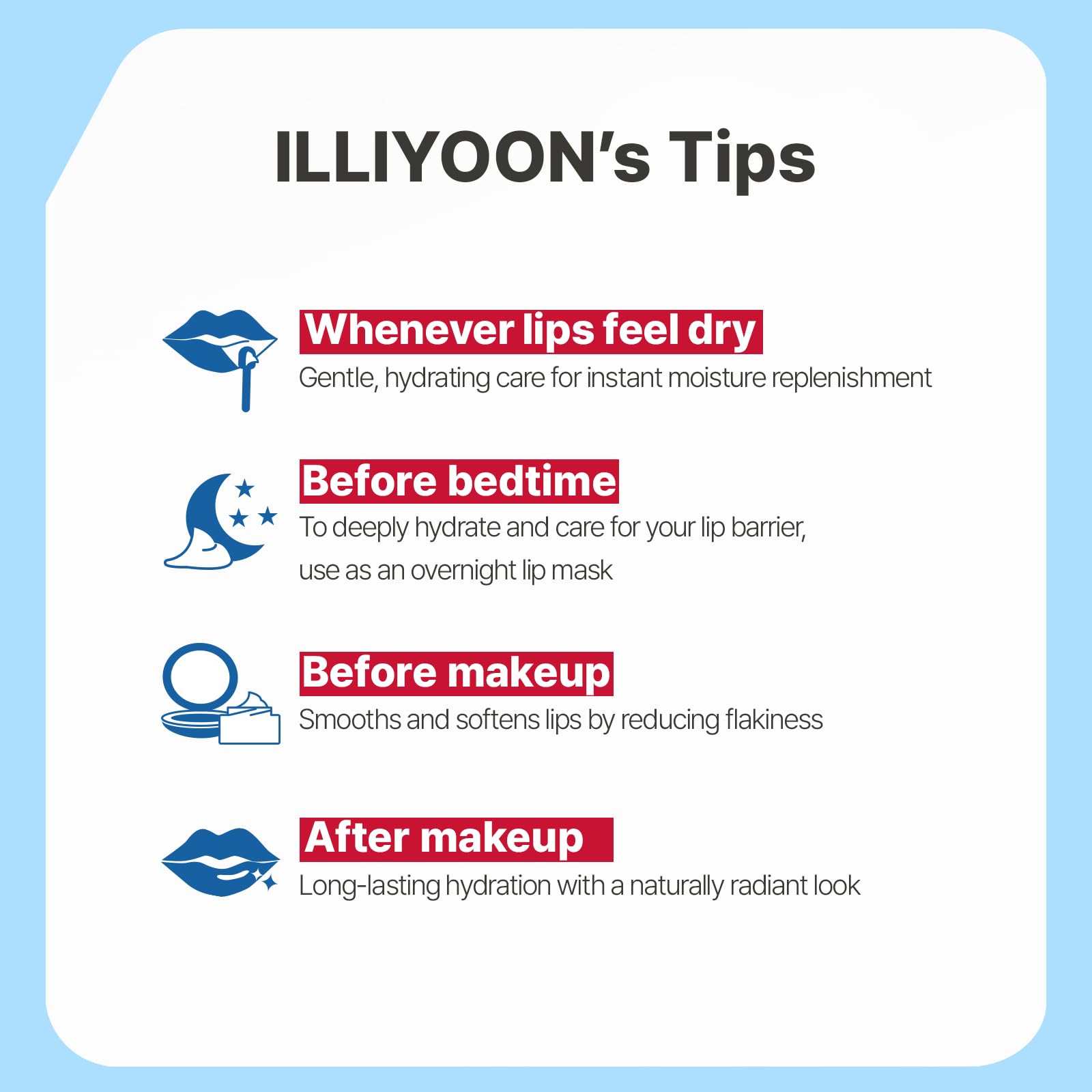 Illiyoon cap and logo detail showing hygienic design and easy access benefit