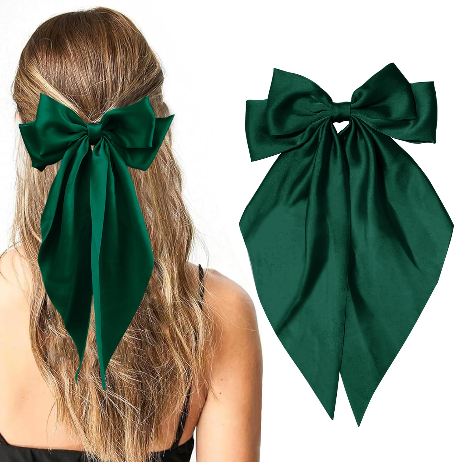 illpta big bow front view showing elegant green finish and versatile styling benefit