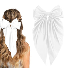 illpta pure white bow front view showing elegant shape and tidy hold