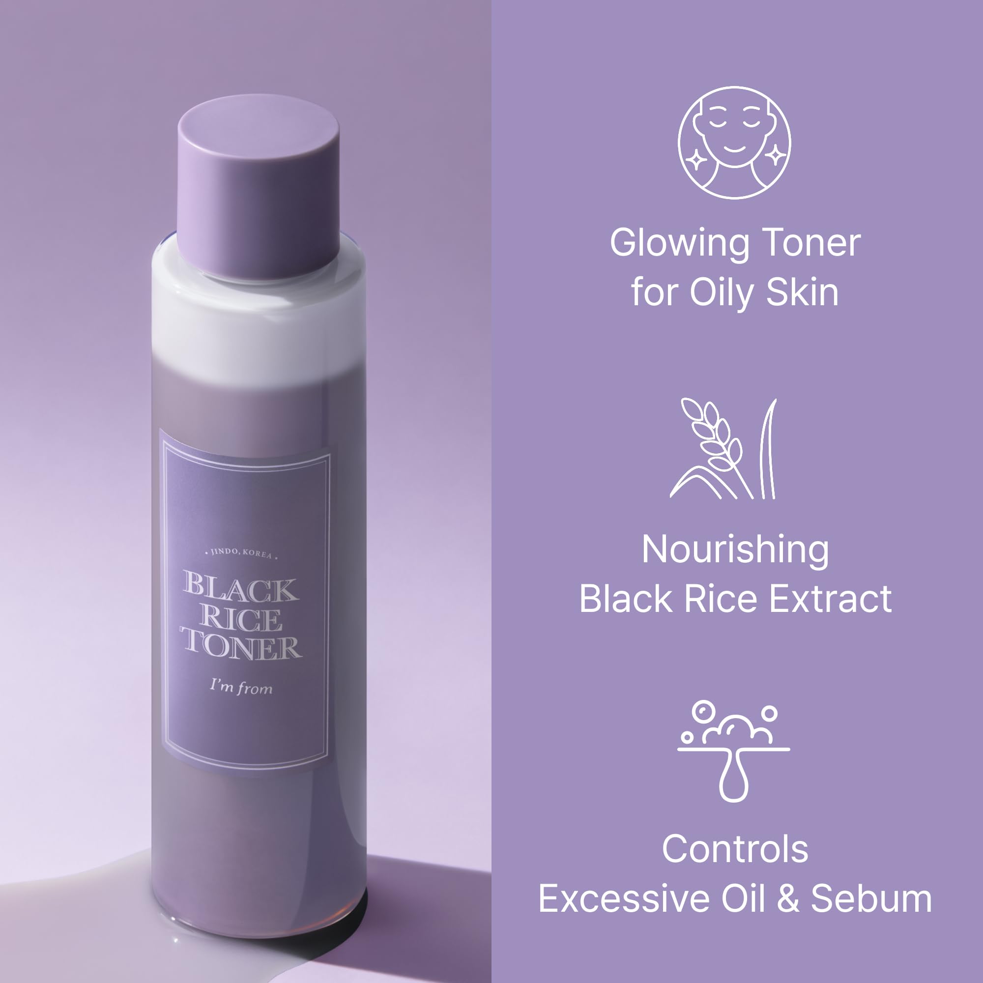 I'm From close texture shot highlighting lightweight, non-greasy watery formula