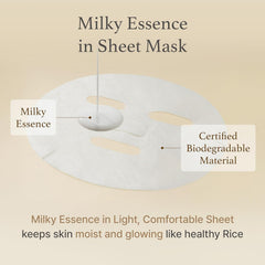 I'm from droplet of milky essence on hand showing hydration boost