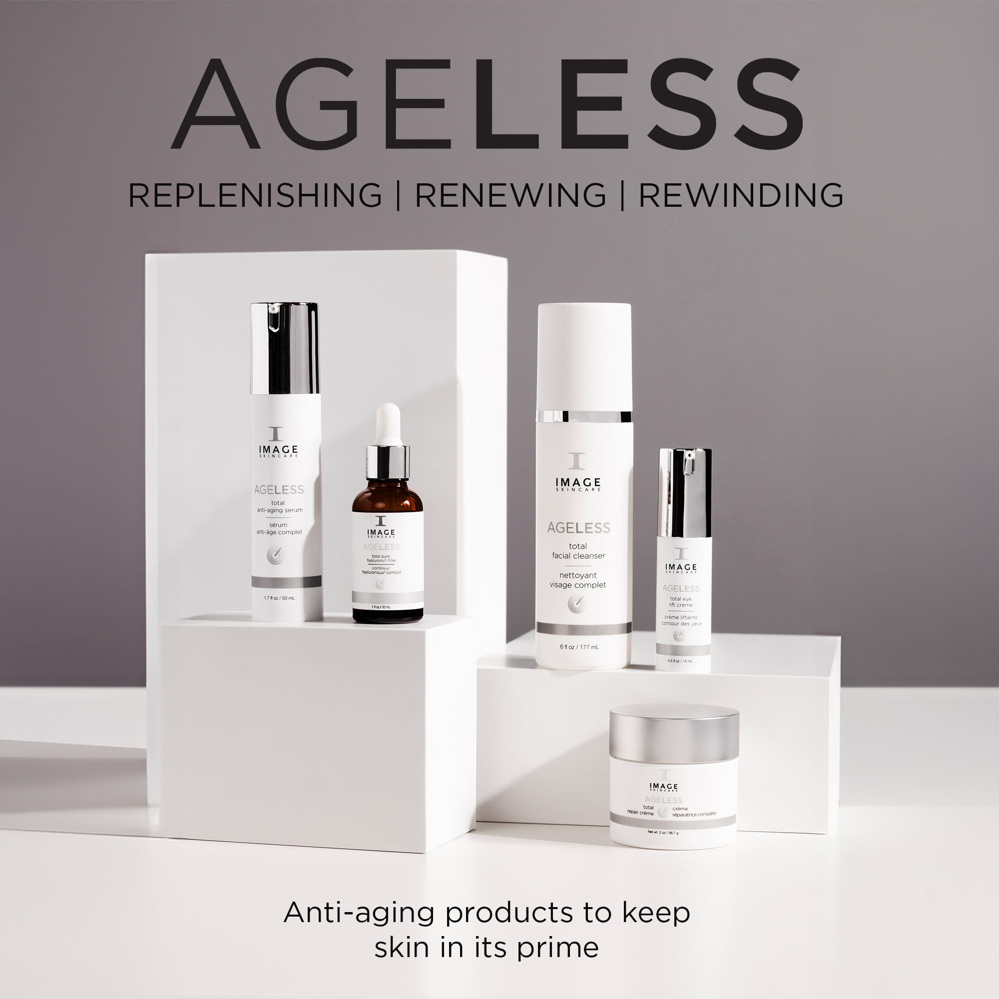 IMAGE Skincare cleanser staged in bathroom to show morning routine