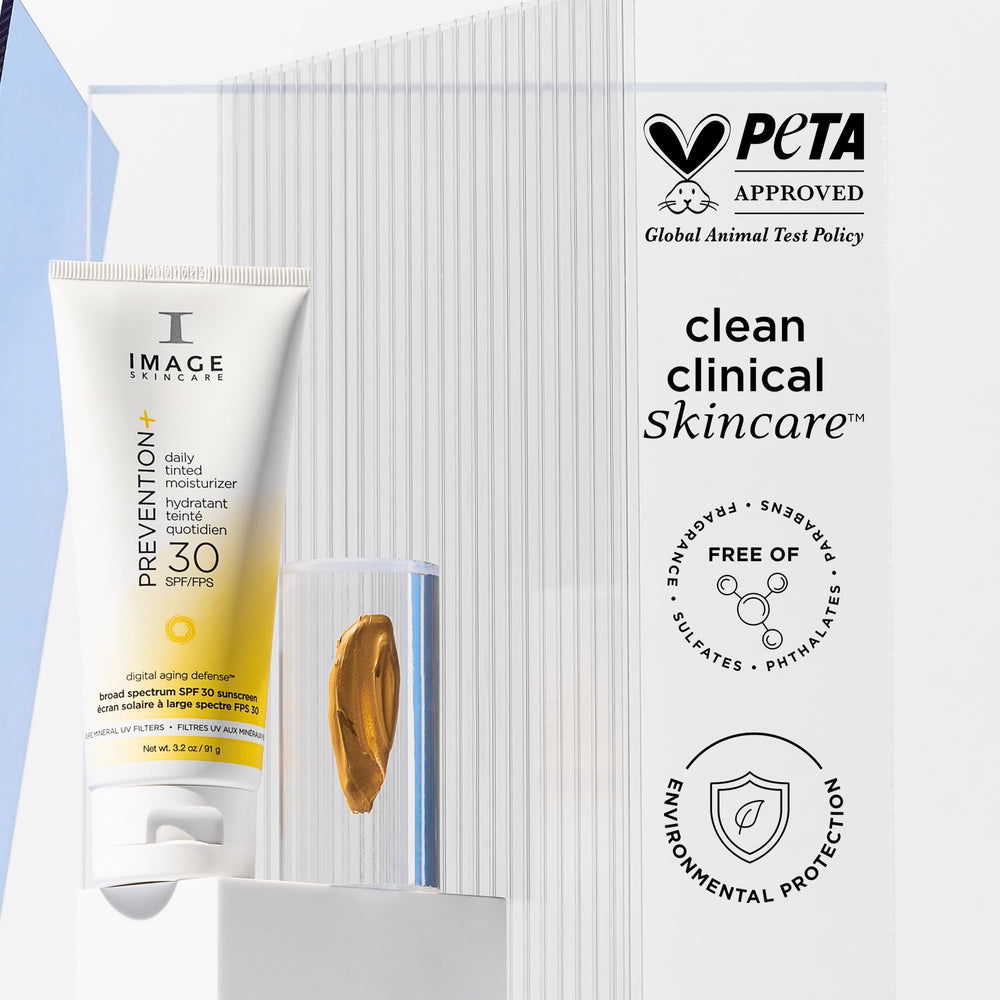 IMAGE Skincare back label with directions and ingredient highlights