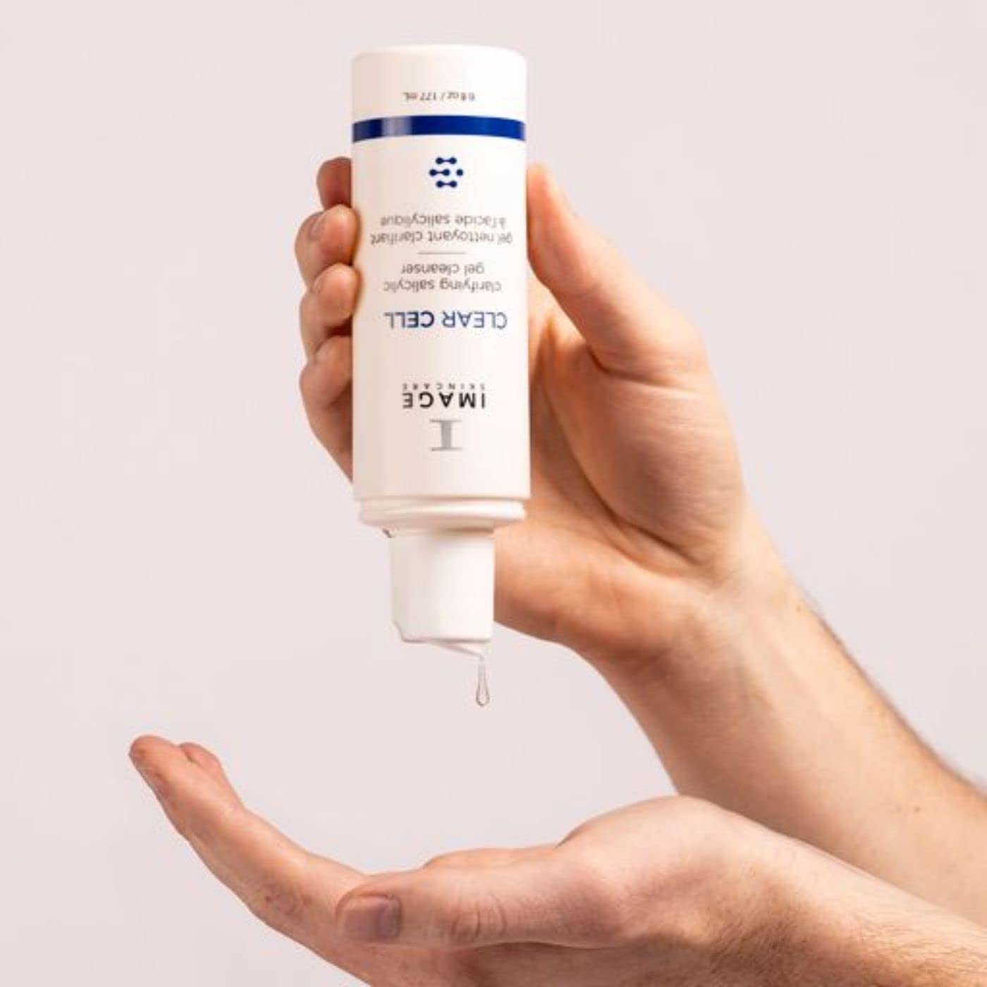 IMAGE Skincare bottle back showing directions and packaging details for safe use