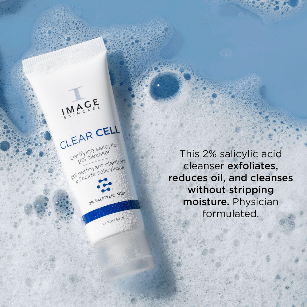 IMAGE Skincare gel texture close-up showing lightweight exfoliating formula