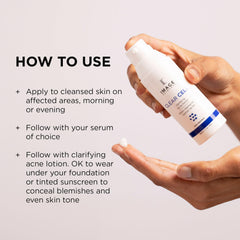 IMAGE Skincare ingredient label detail showing benzoyl peroxide