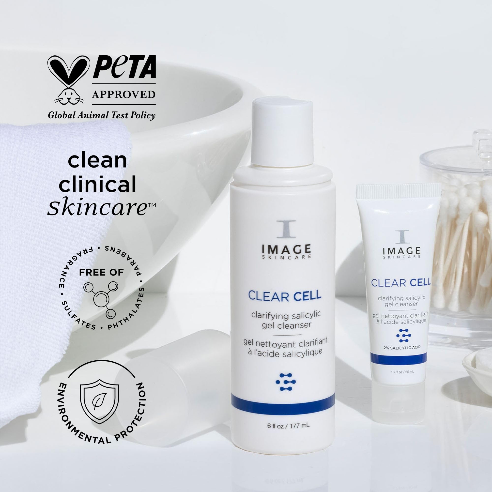 IMAGE Skincare label and ingredient list clear view for informed selection
