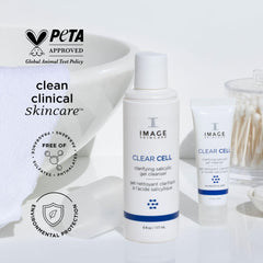 IMAGE Skincare label and ingredient list clear view for informed selection