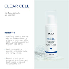 IMAGE Skincare foam closeup on hand demonstrating creamy lather and gentle cleanse