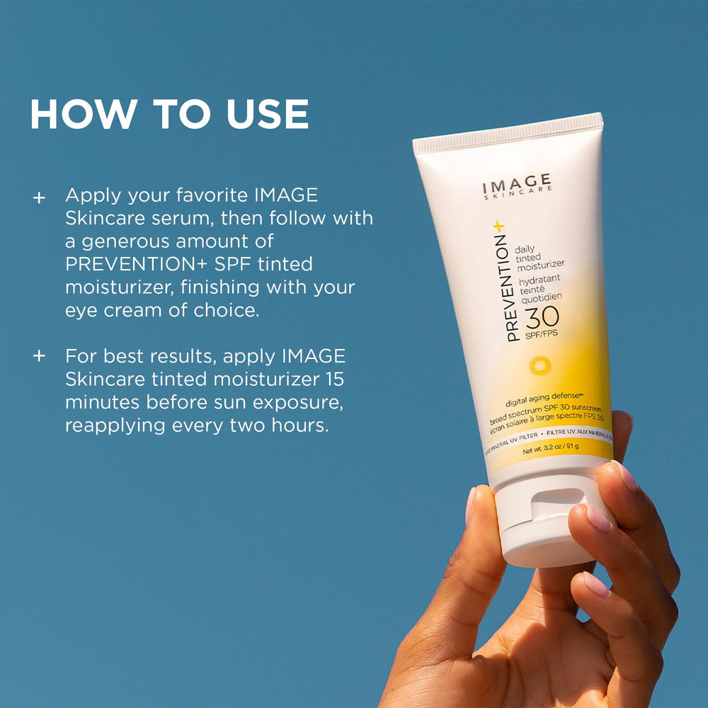 IMAGE Skincare close-up of zinc and titanium ingredients boosting protection