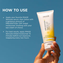 IMAGE Skincare close-up of zinc and titanium ingredients boosting protection