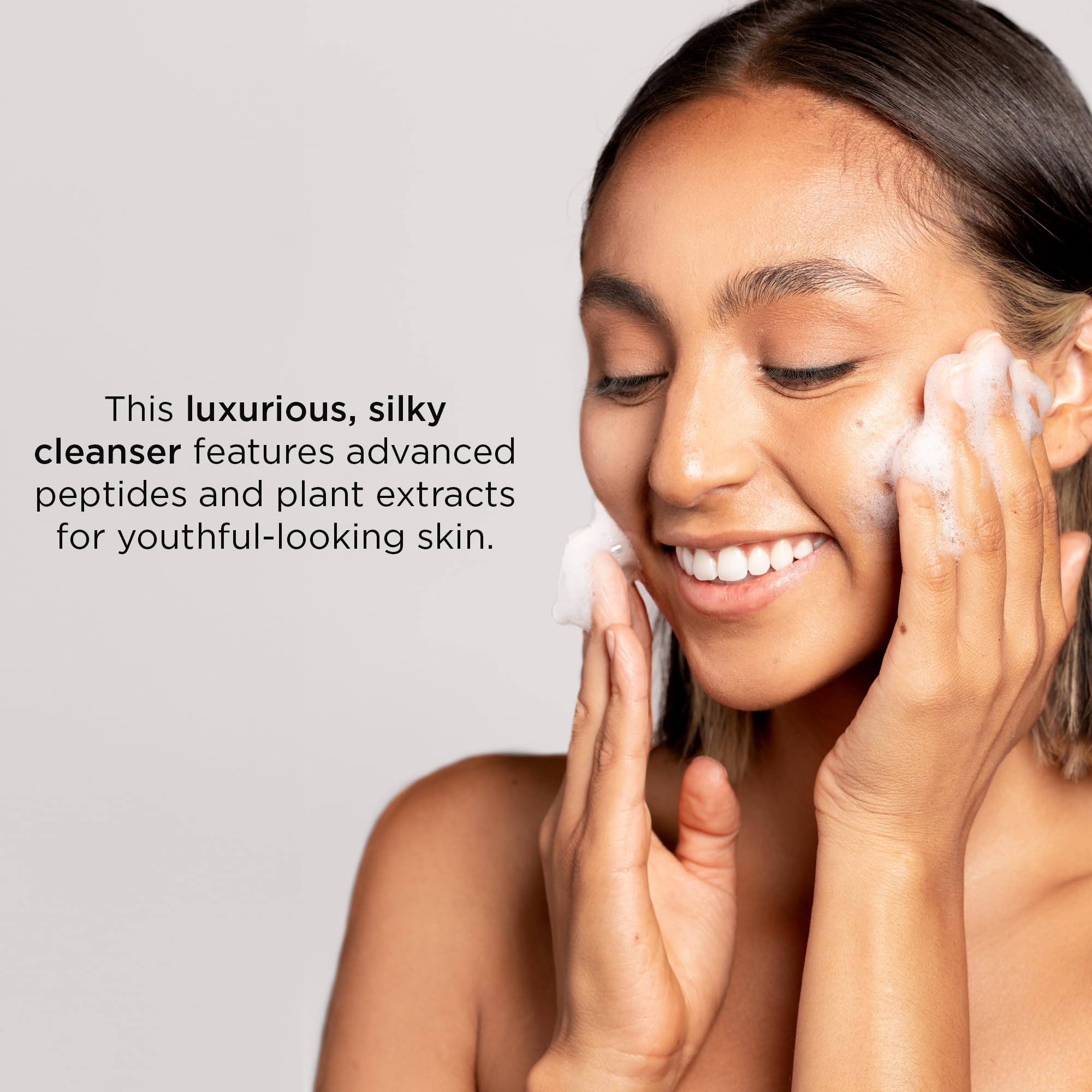 IMAGE Skincare ingredient focus on peptides highlighting age-support benefits