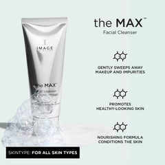 IMAGE Skincare pump dispensing creamy cleanser for gentle makeup removal