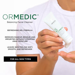 IMAGE Skincare ORMEDIC gel texture close-up demonstrating gentle hydrating consistency