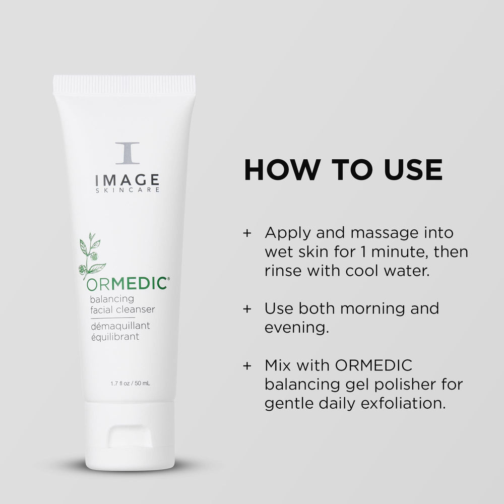 IMAGE Skincare ORMEDIC label detail emphasizing professional formulation credibility