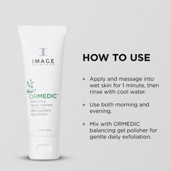 IMAGE Skincare ORMEDIC label detail emphasizing professional formulation credibility