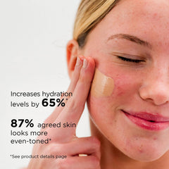 IMAGE Skincare moisturizer staged with serum illustrating layered routine benefits