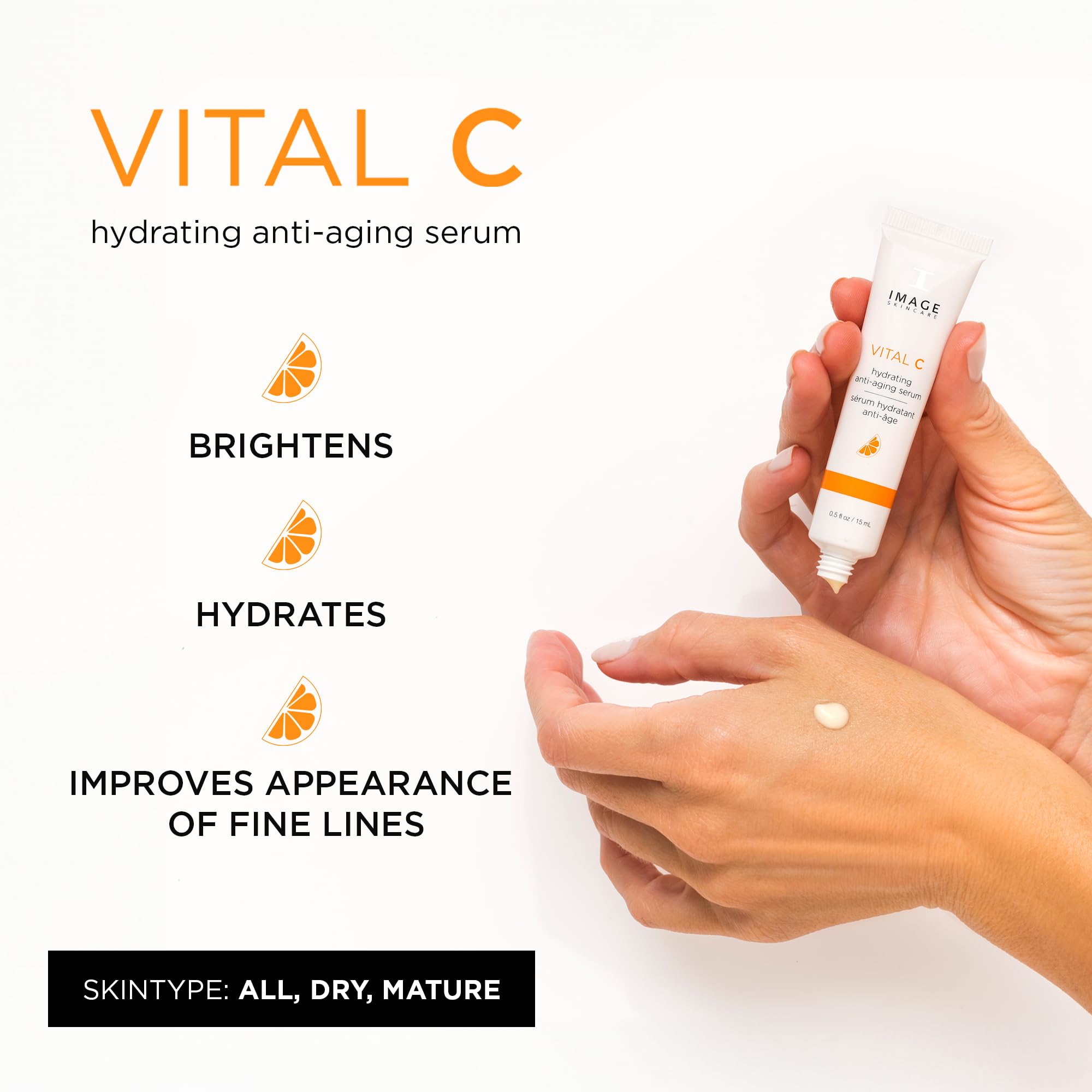 IMAGE Skincare pipette dispensing serum highlighting precise application control