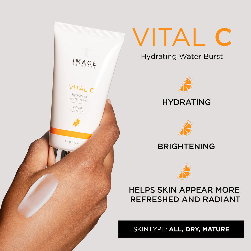 IMAGE Skincare gel texture close-up highlighting water-burst formula benefits