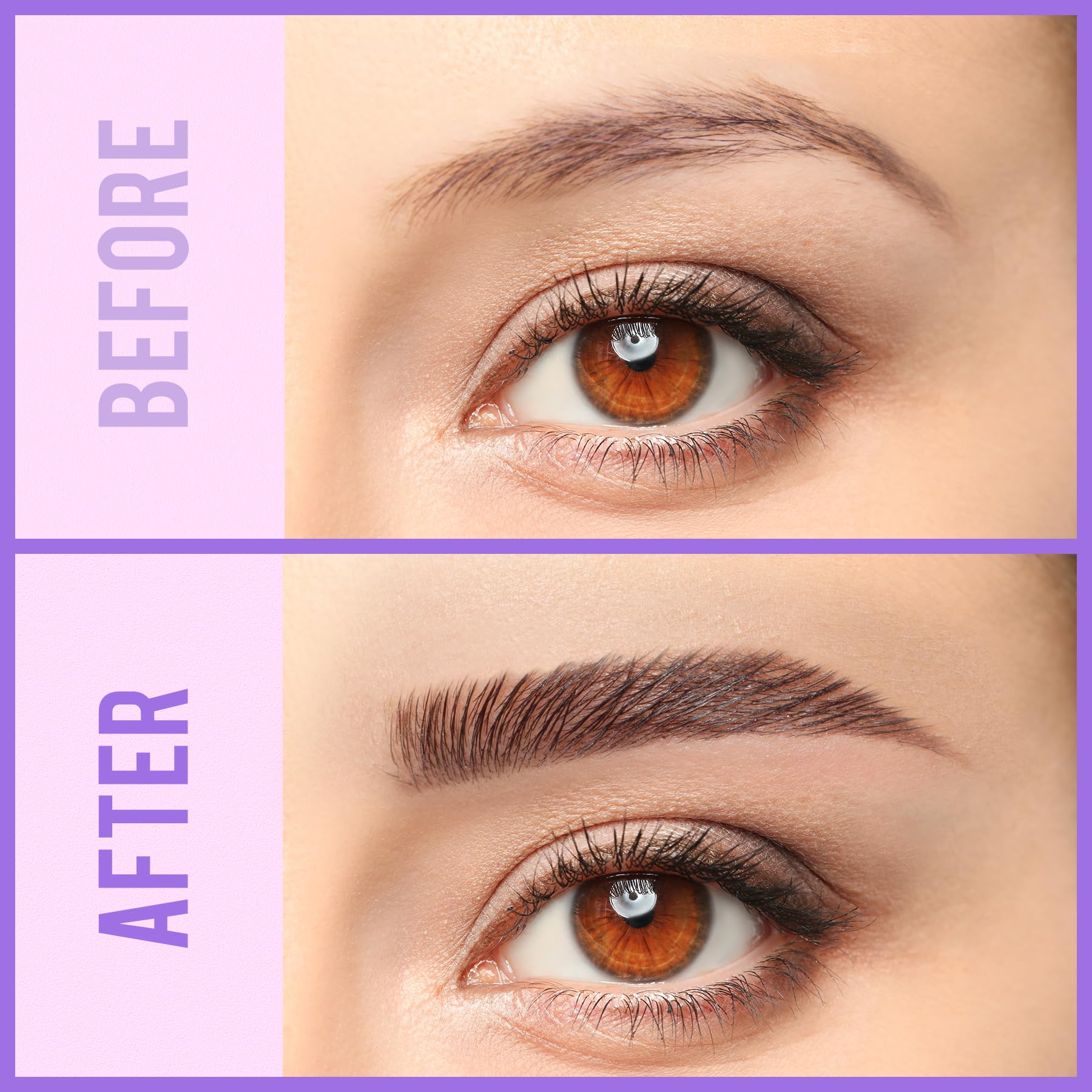 iMethod close-up of 4-fork-tip pencil delivering natural hair-like strokes