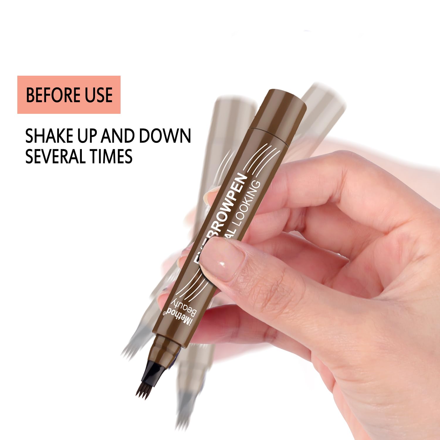 iMethod before and after brows demonstrating natural hair-like results benefit