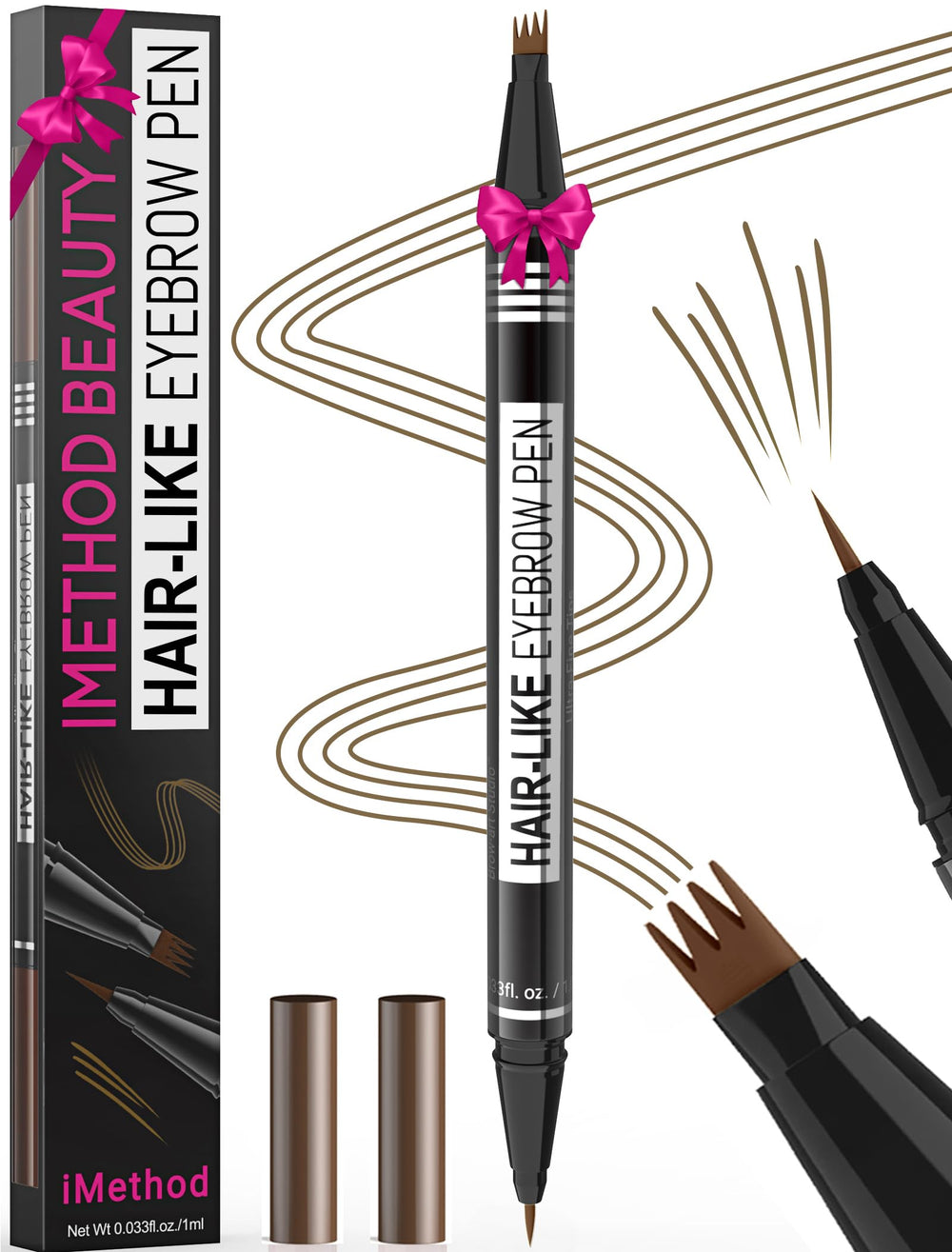 iMethod front packaging showing product and shade, clear labeling and benefit