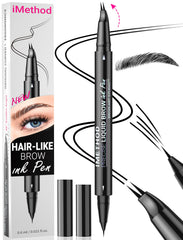 iMethod curved brow pen front view showing sleek packaging and compact design benefit convenience