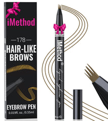 iMethod eyebrow pen front packaging showing compact design and color