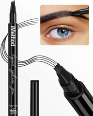 iMethod eyebrow pen front view showing sleek design and easy grip benefit