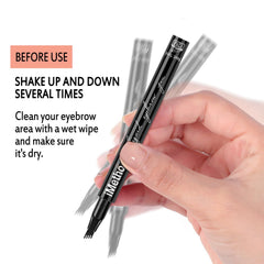iMethod eyebrow pen packaging and cap detail emphasizing tight-seal storage