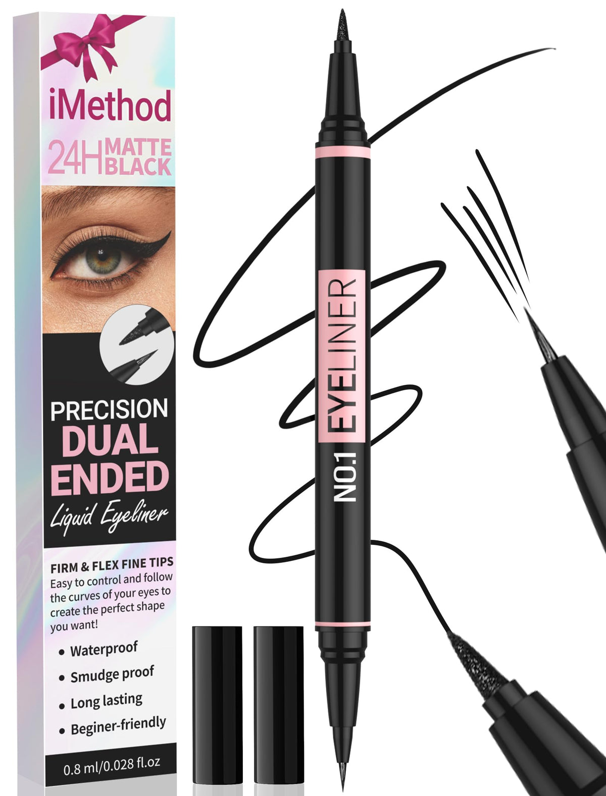 iMethod front packaging showing pen and logo, portable and professional
