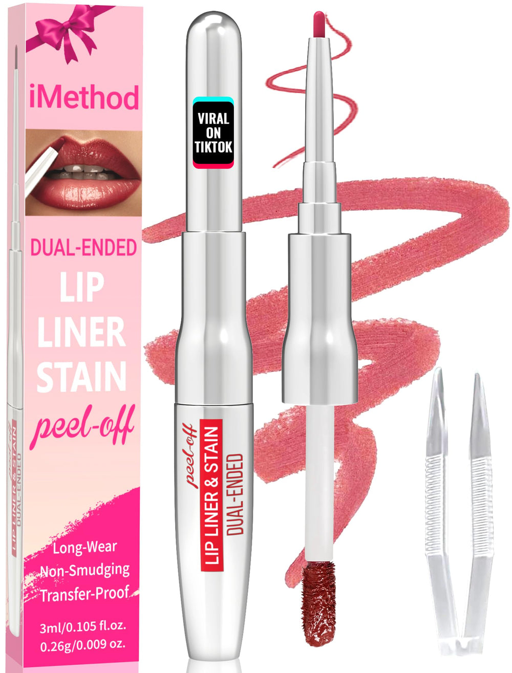 iMethod front packaging showing product and shade, clear labeling benefits convenience