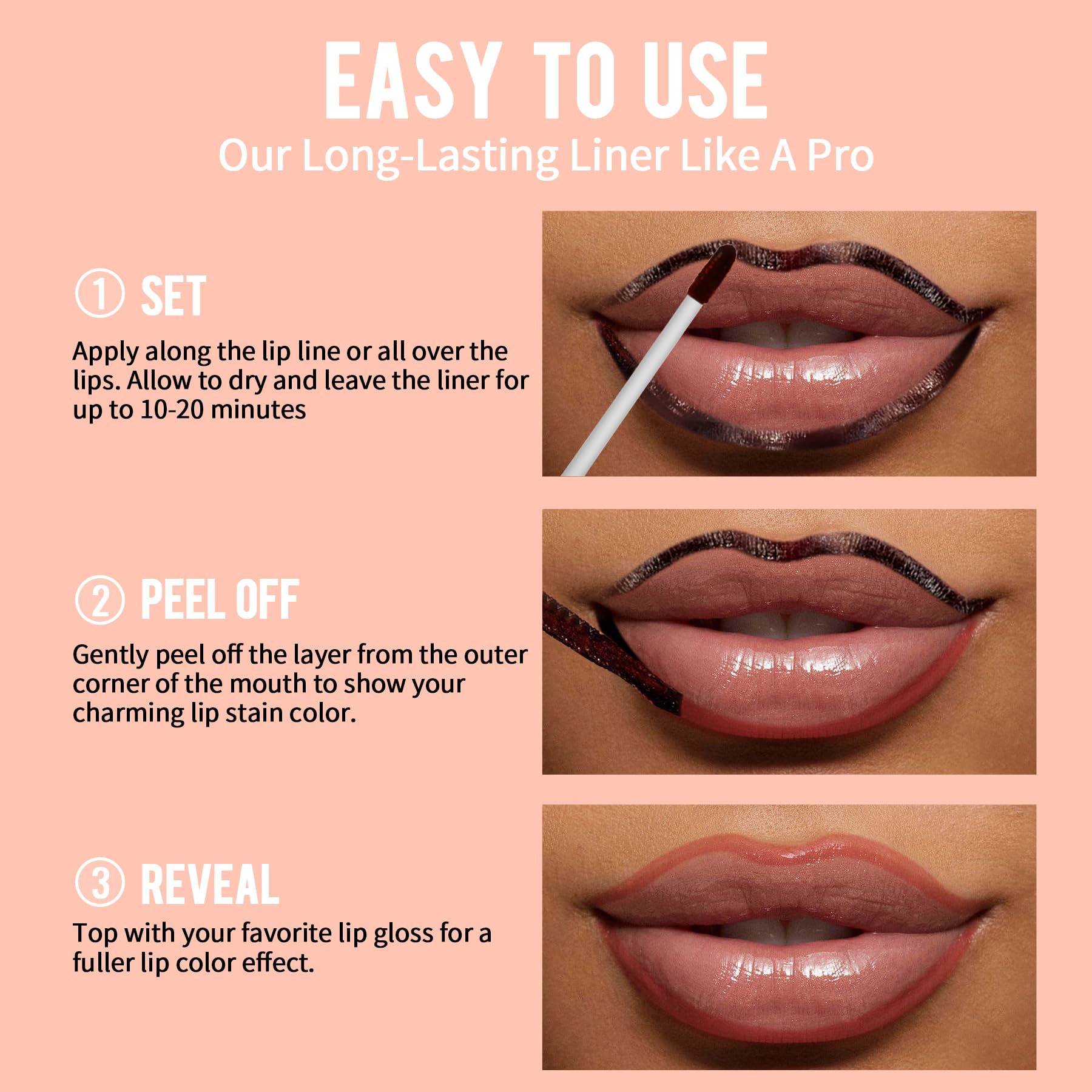 iMethod before and after lips showing natural-looking long wear