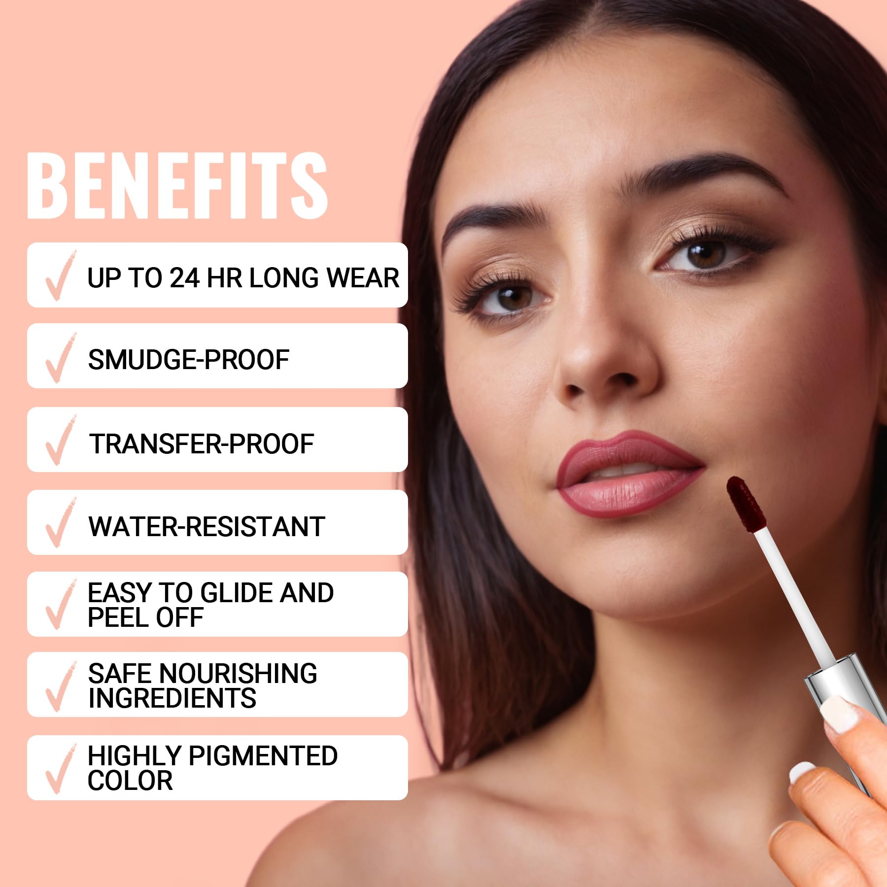 iMethod peel-off process being removed to reveal lasting color