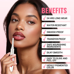 iMethod Nude Pink on model showing natural color and flattering finish