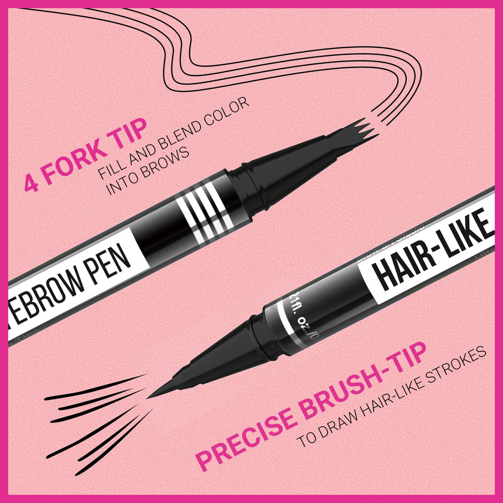 iMethod pencil texture stroke swatch showing true Natural Brown pigment payoff benefit