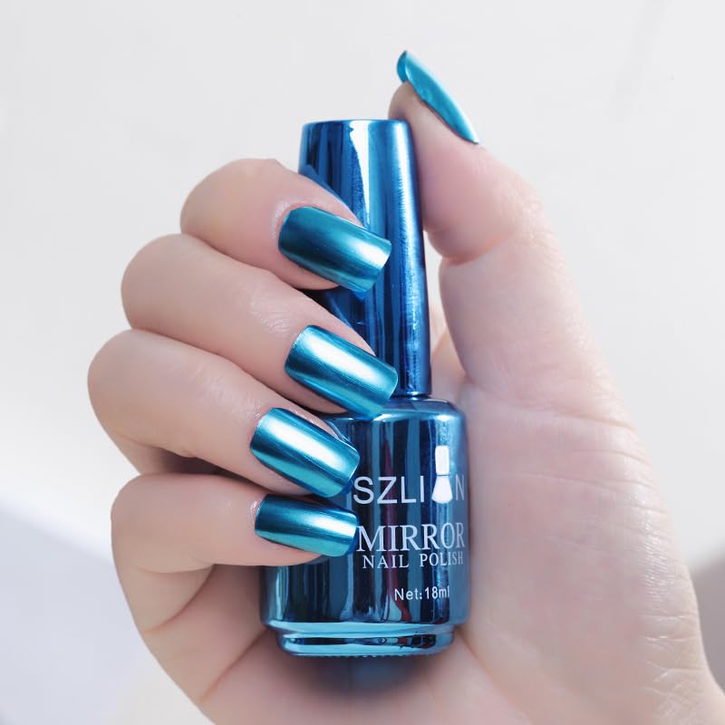 IMGDD bottle front showing metallic blue finish and label benefit shine