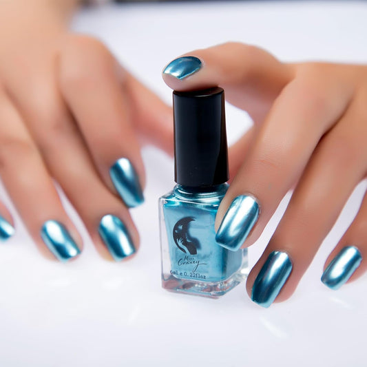 IMGDD bottle front view showing metallic blue shade and label benefit