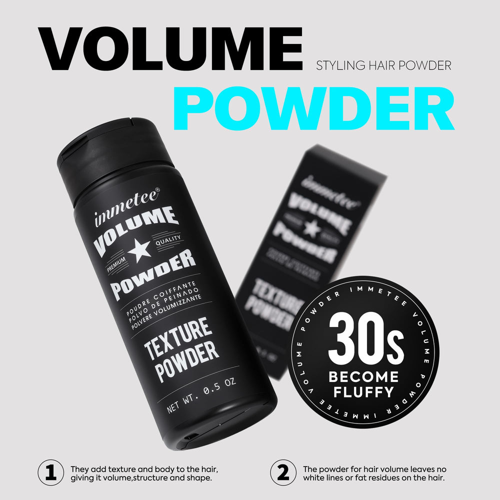immetee scattered powder texture closeup highlighting oil absorption benefit