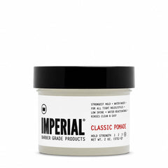 Imperial Barber front jar view showing branding and travel-friendly size benefit