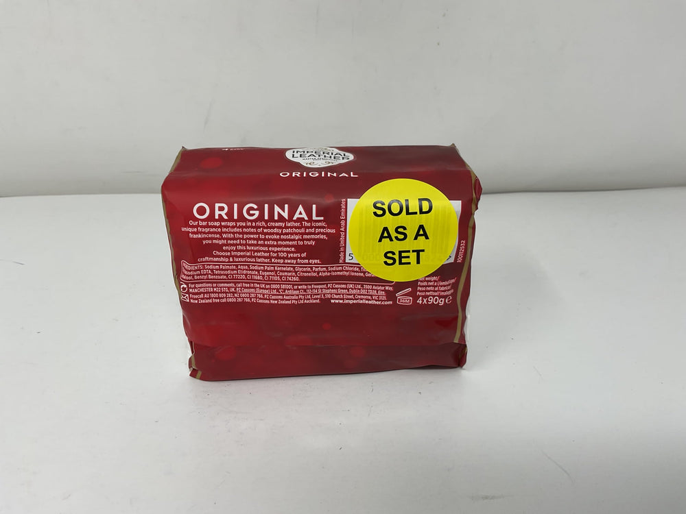 Imperial Leather individually wrapped bar illustrating travel-ready protection and freshness