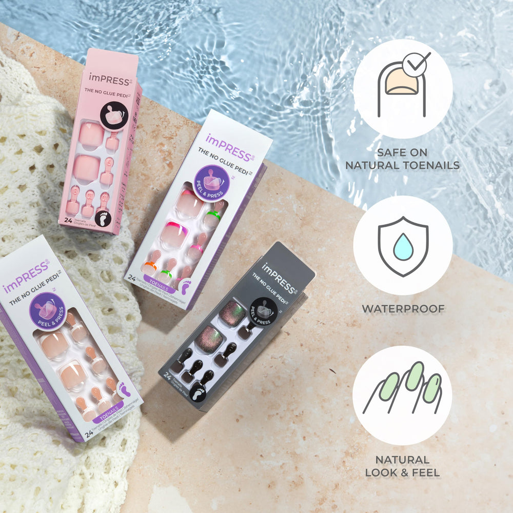 imPRESS full 24-nail size array demonstrating mix-and-match fit benefit