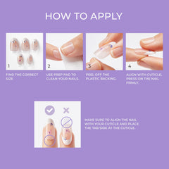 imPRESS array of 30 nails fanned out to display sizes and choice benefit