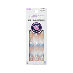 imPRESS front packaging showing 'Amerie' nails and included accessories for easy setup