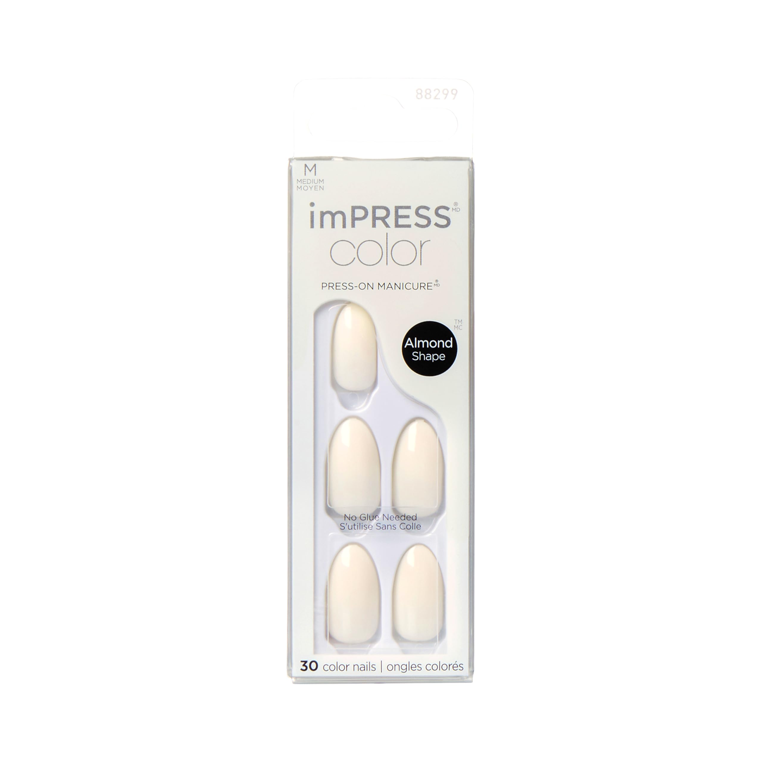 imPRESS front packaging showing Ballroom short square nails and kit contents for quick application