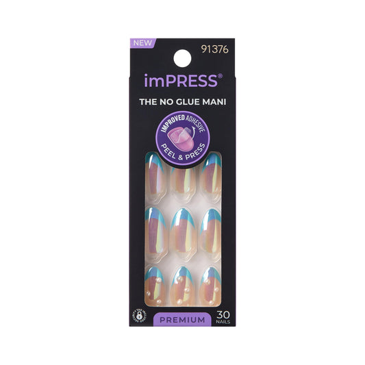 imPRESS front packaging showing Best Life blue almond nails and benefits