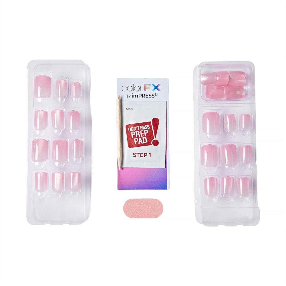imPRESS Cherished kit with prep pad, manicure stick, mini file, nails for easy application