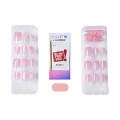 imPRESS Cherished kit with prep pad, manicure stick, mini file, nails for easy application