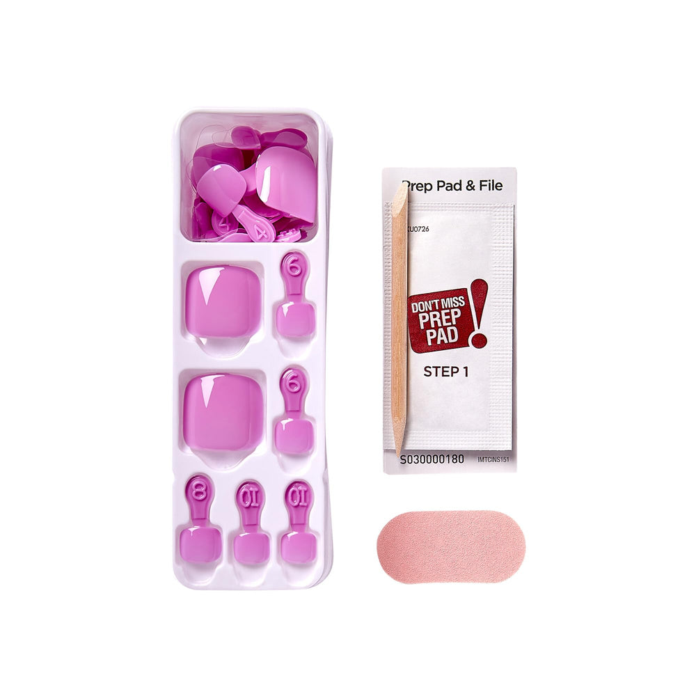 imPRESS close-up of glossy pink nail texture highlighting salon shine